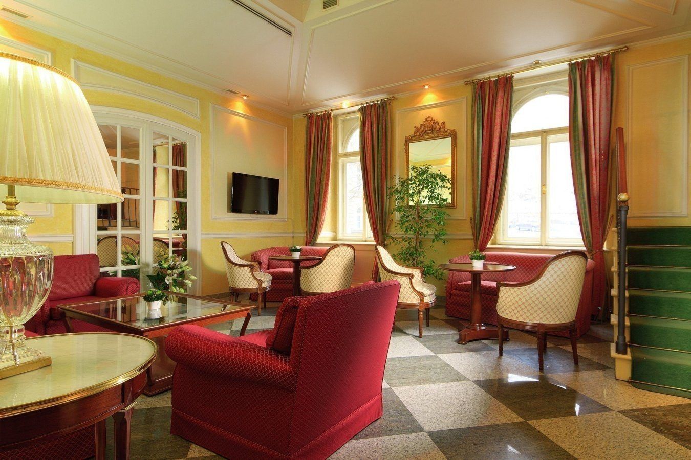 Hotel Kinsky Fountain Prag Interior foto